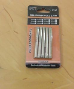 Jeu de forets diamantés PHT Star pour marbre / vitre / granite / quartz / carreaux